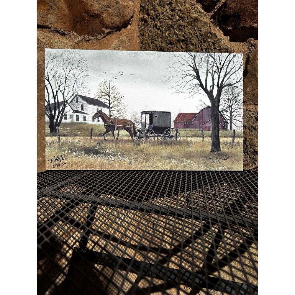 Hand Signed On 06/30/12 (2 signatures) by Billy Jacobs "Goin To Market". - Picture 5 of 8